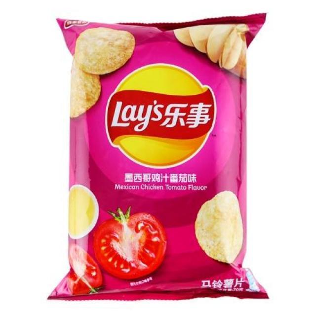乐事薯片番茄味70g