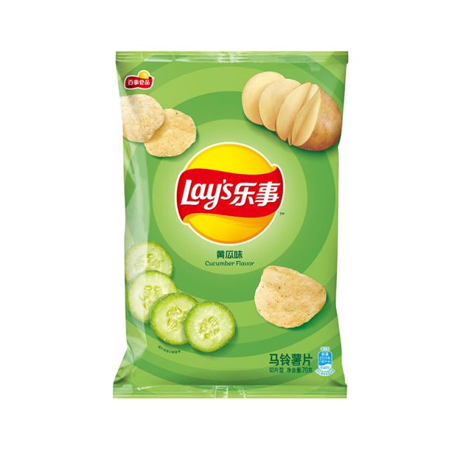 乐事薯片黄瓜味70g