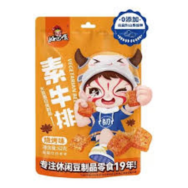 好巴食素牛排烧烤味62克