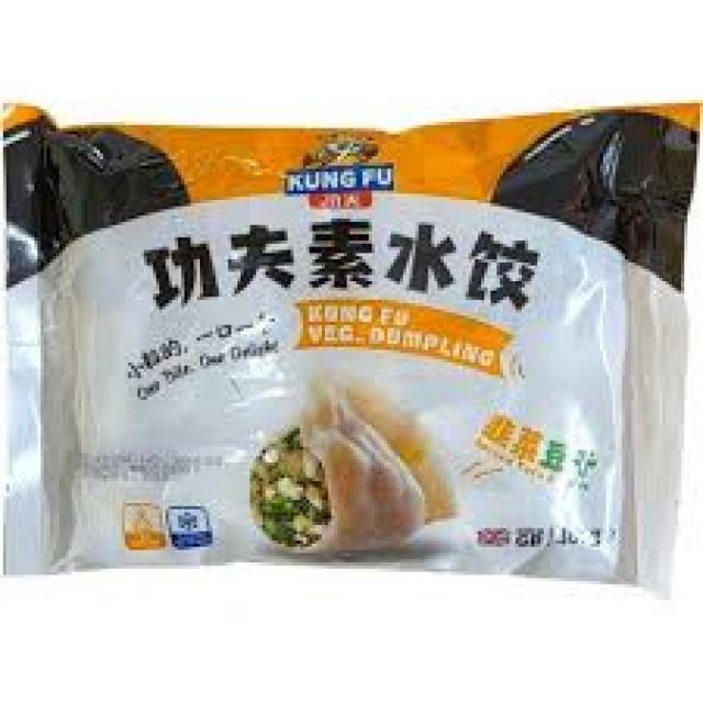 功夫韭菜豆干素水饺360g