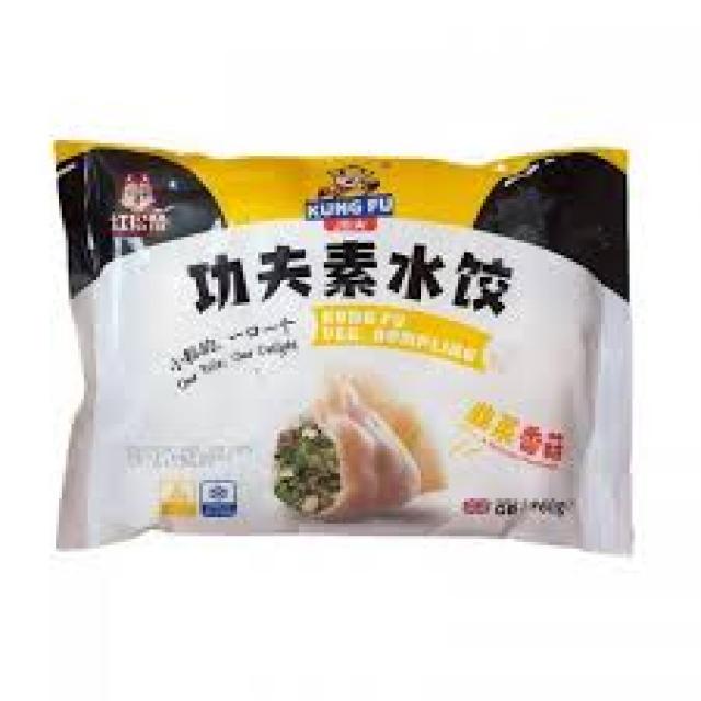 功夫韭菜香菇素水饺360g
